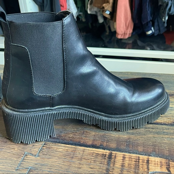 Zara low heel lug sole ankle boot - Picture 9 of 14